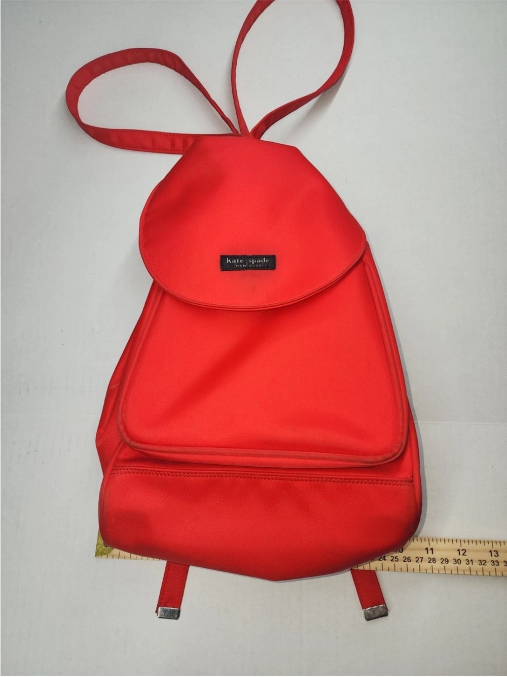 NWOT kate spade Red Nylon Mini Backpack with Front Pocket